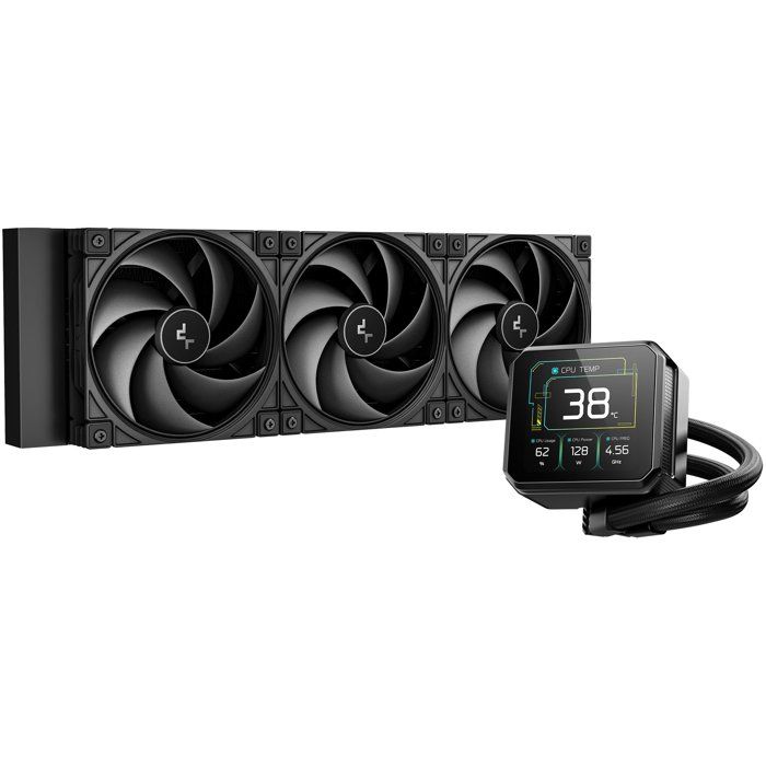 Kit de refroidissement liquide CPU DEEPCOOL SPARTACUS 360 3 ventilateurs 120 mm écran TFT 3 4 pouces compatible IntelAMD Neuf - vue 3