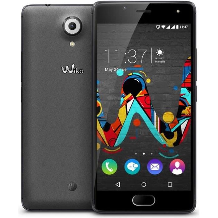 Téléphone portable Wiko UFeel Space Grey pas cher Téléphone portable Wiko UFeel Space Grey pas cher