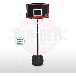 PANIER DE BASKET-BALL BUMBER Panier de Basket Phoenix réglable - 220cm Basketball