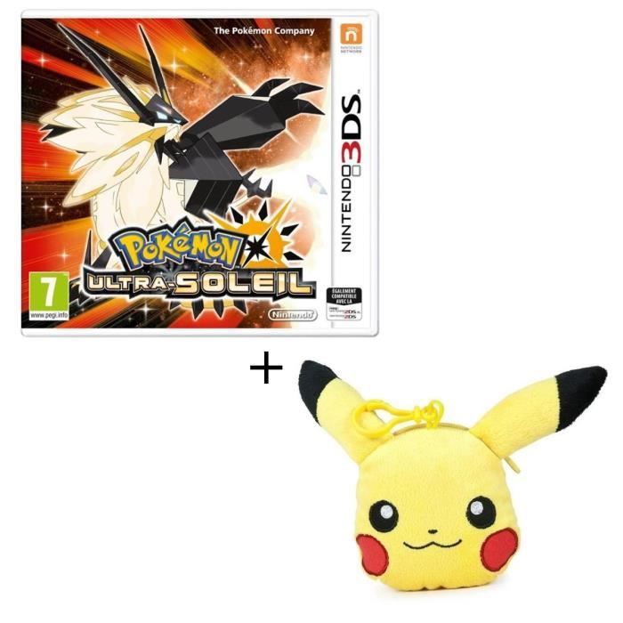 Pokemon ultra soleil 3DS + Porte Clé Pokemon Pikachu - Cdiscount Jeux vidéo