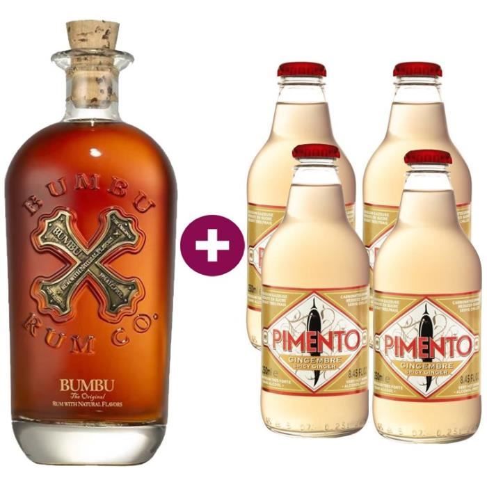 Bumbu Rum Boisson spiritueuse à base de rhum Barbades 40,0 Vol. 70cl