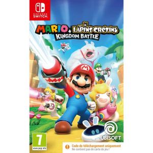 JEU NINTENDO SWITCH Mario + Les Lapins Crétins Kingdom Battle (Code dans la boite) Jeux Switch