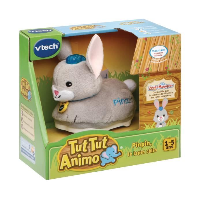 Peluche Tut Tut Animo VTECH : l'animal à Prix Carrefour