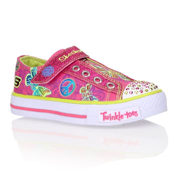 basket clignotant skechers