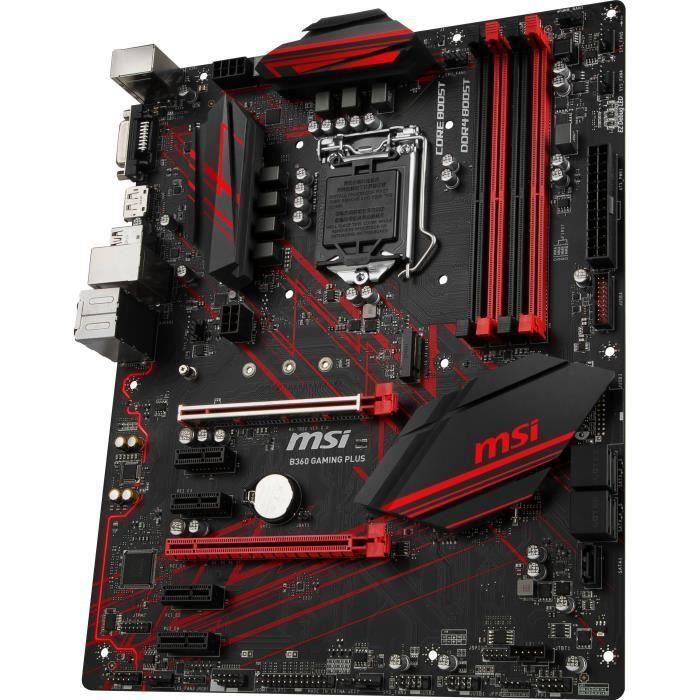 MSI Carte mère B360 GAMING PLUS - Intel - Cdiscount Informatique