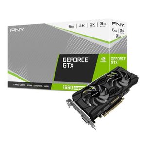 CARTE GRAPHIQUE INTERNE PNY Carte graphique GTX 1660 SUPER Dual Fan- 6 Go