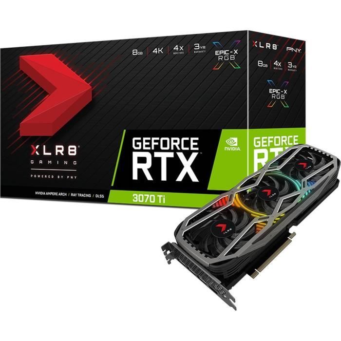 Carte Graphique PNY GeForce RTX 3070 Ti VCG3070T8TFXPPB – 8 Go GDDR6X, PCIe 4.0 - vue 6