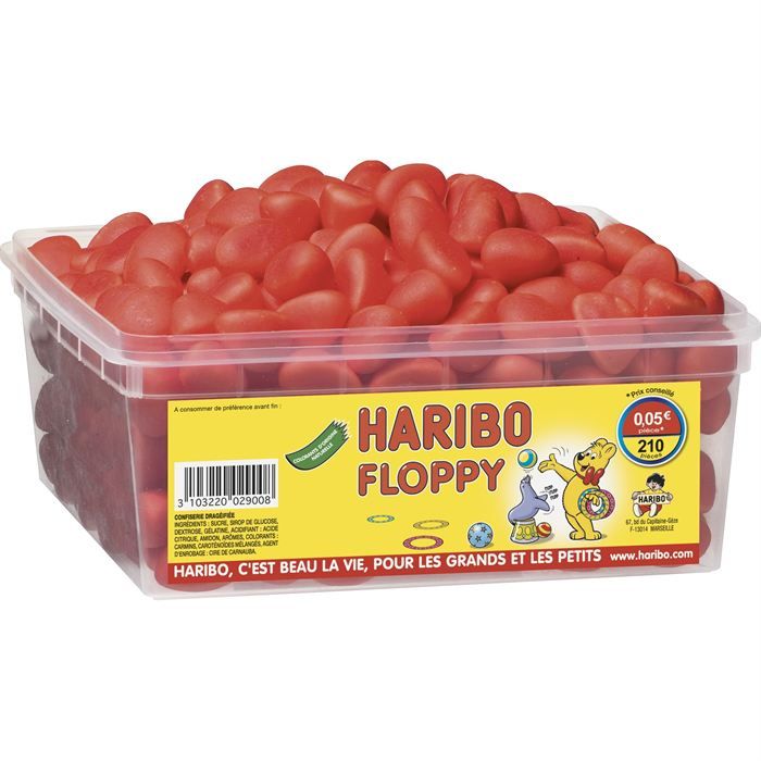 HARIBO Floppy 210 pièces (x1) Cdiscount Au quotidien