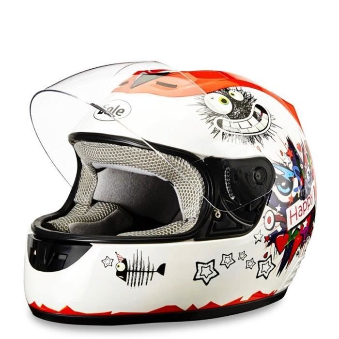 Casque Happy EOLE - Casque intégral homologué - SCOOTEO - Cdiscount Auto