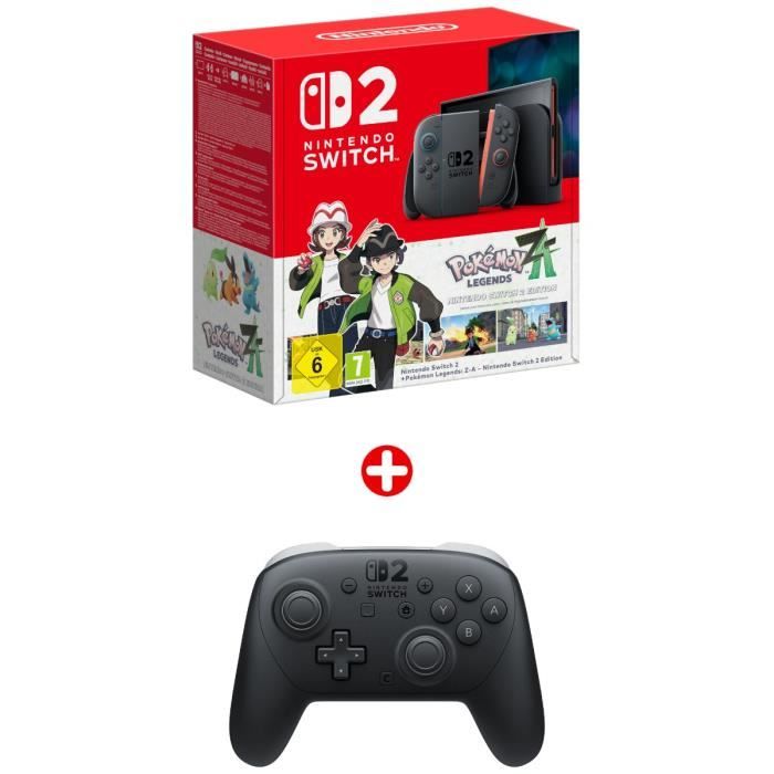 Console Nintendo Switch 2 • & + Légendes Pokémon: Z A Code - vue 5