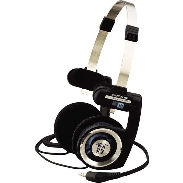 Casque Koss Porta Pro – Supra-aural, Filaire, 15 - 25000 Hz - vue 4