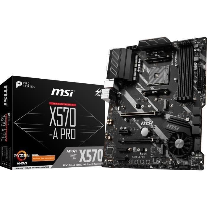 MSI Carte mère X570-A PRO - AM4 - Msi