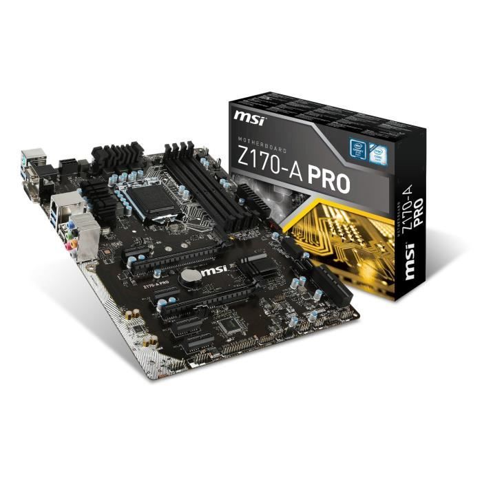 MSI carte mère Z170-A PRO - Msi
