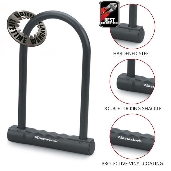 Antivélo U Trelock U4 Plus 108 X 230 Mm - Diamètre 14 Mm, Avec Câble Boucle, Neuf, Fabriqué En Allemagne
