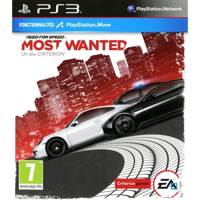 Need For Speed Most Wanted Jeu PS3