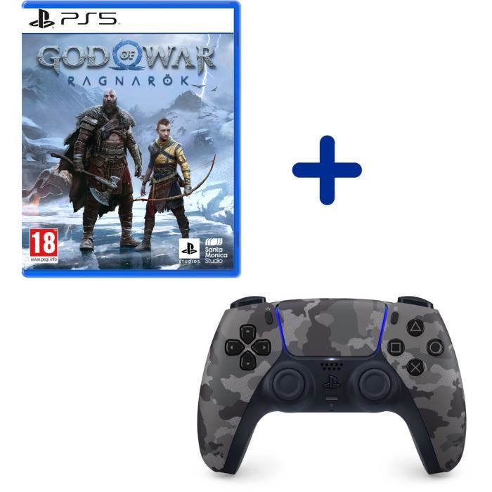 Pack Playstation God of War Ragnarök Jeu PS5 + DualSense