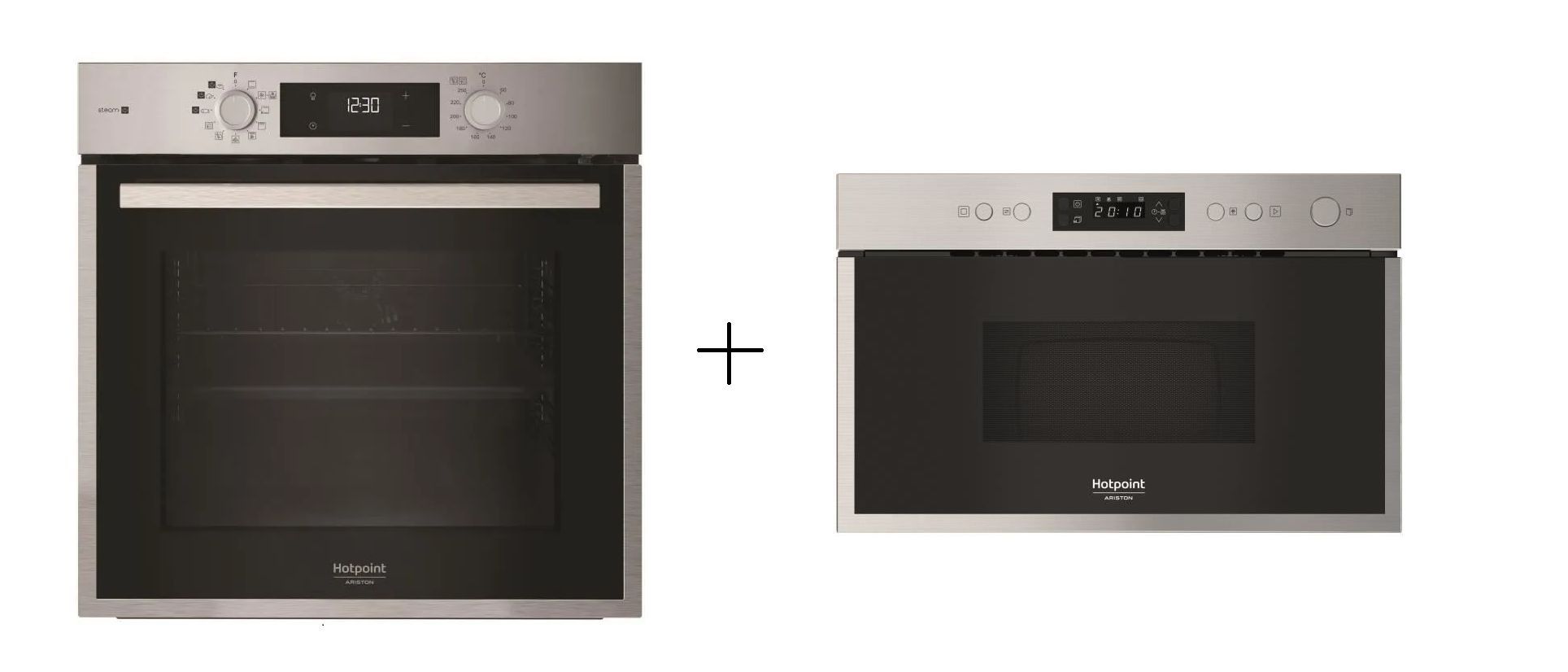 Four encastrable Pyrolyse hydrolyse Chaleur pulsée HOTPOINT HAO854PSX Inox 71 A++ - vue 2