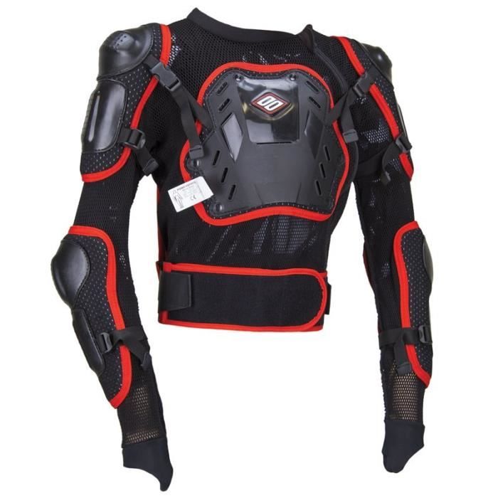 Gilet de Protection BMX VTT Moto Cross Quad Enduro Dorsale Pare Pierre Chute XXS