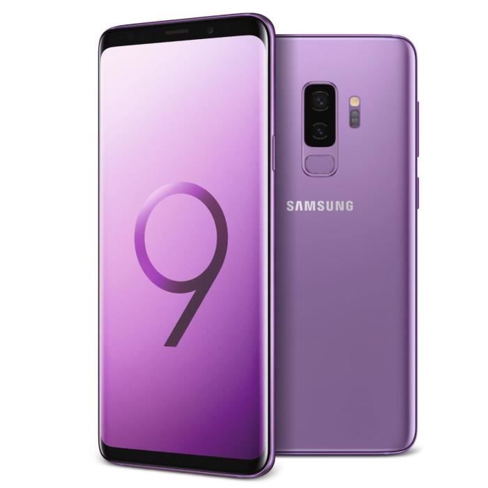 Vente T&eacute;l&eacute;phone portable Samsung Galaxy S9+ 64 go Ultra-violet - Double sim pas cher