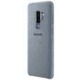Samsung Coque en Alcantara S9+ Vert-1
