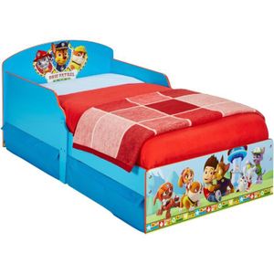 LIT EVOLUTIF La Pat' Patrouille - Lit pour enfants avec tiroirs de rangement sous le lit pour matelas 140cm x 70cm