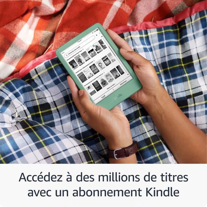 Support De Lecture Pour Lit - Accessoire Liseuse Kindle/Kobo 4.7-8 Pouces, Sangle Silicone Réglable, Vert Matcha