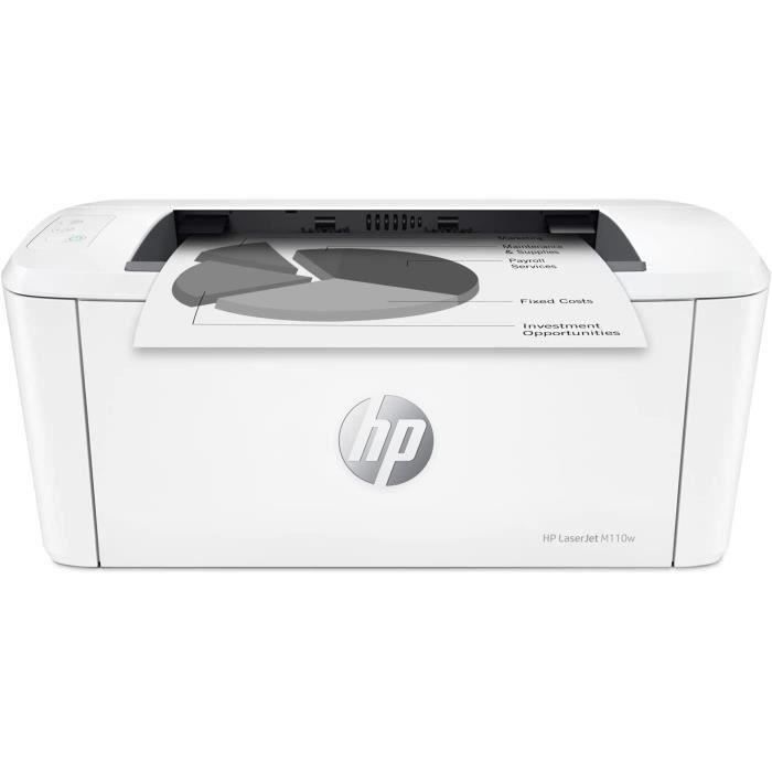 Imprimante monofonction HP LaserJet M110w laser noir et blanc