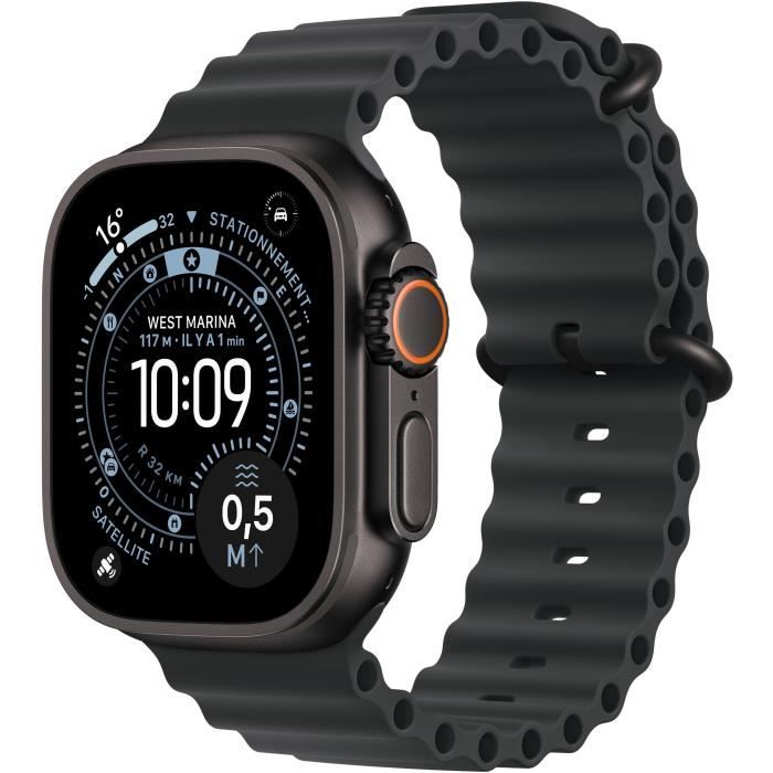 Watch Ultra 3 GPS + Cellular 49mm Boitier en Naturel avec Anchor Ocean Band - vue 7