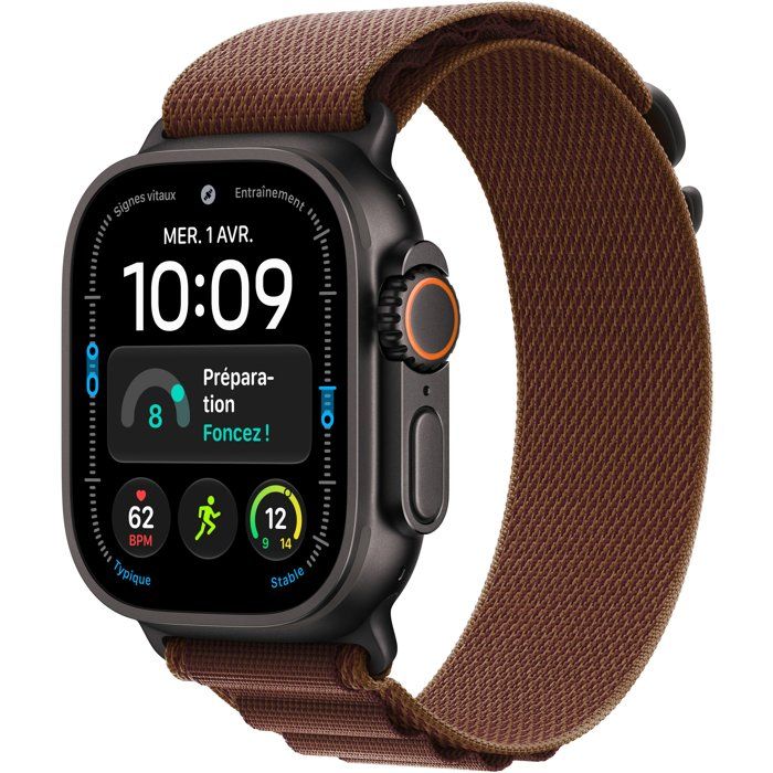 Apple Watch Ultra 4 GPS + Cellular 49 mm Boîtier en avec Boucle Alpine