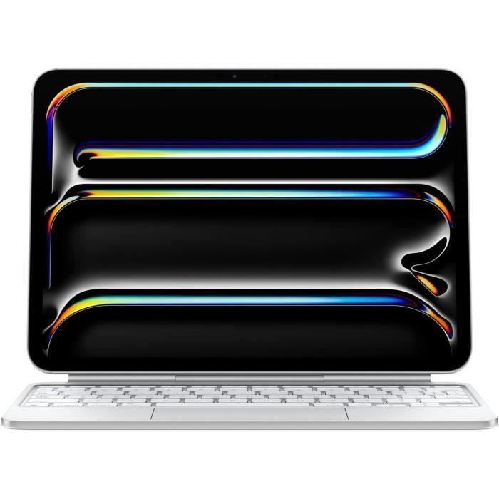 Clavier pour Tablette Apple Magic Keyboard pour iPad Pro 11 Pouces (M4) - Francais - Blanc