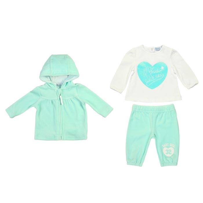 Bebe Reve Survetement Bebe Fille Vert Et Blanc Cdiscount Pret A Porter
