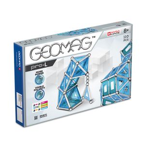 ASSEMBLAGE CONSTRUCTION 24 Geomag Pro-L Panels 110 pcs - Jeux de construction magnétiques et créatifs pour des modèles et des structures complexes -