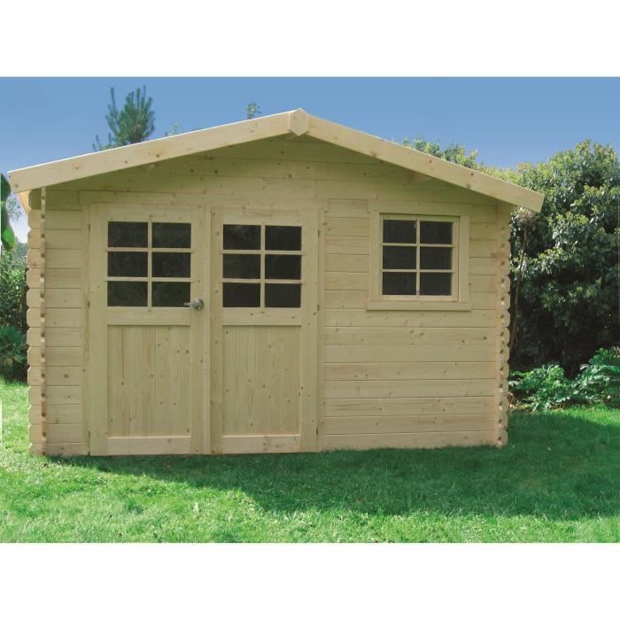 Solid Abri De Jardin Chimay 358x298 Achat Vente Abri Jardin