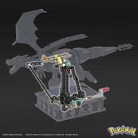 Mega Pokémon Figurine Action Dracaufeu Articulée 28cm, Jeu De Briques