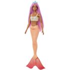 Barbie - Poupées Sirènes avec cheveux et nageoires colorés et serre-tête HRR05