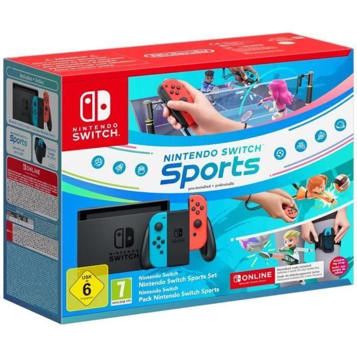 Console Nintendo Switch • Bleu Néon & Rouge Néon + Nintendo Switch