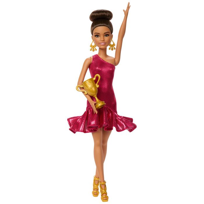 Barbie Poupée Mariah Carey en Robe De Soirée Rouge Brillante avec Accessoires Argentés, Socle Et Certificat D'Authenticité Inclus, À Collectionner, Jouet Enfant, A Partir De 3 Ans, HJX17 Barbie Poupée Mariah Carey en Robe De Soirée Rouge Brillante avec Accessoires Argentés, Socle Et Certificat D'Authenticité Inclus, À Collectionner, Jouet Enfant, A Partir De 3 Ans, HJX17
