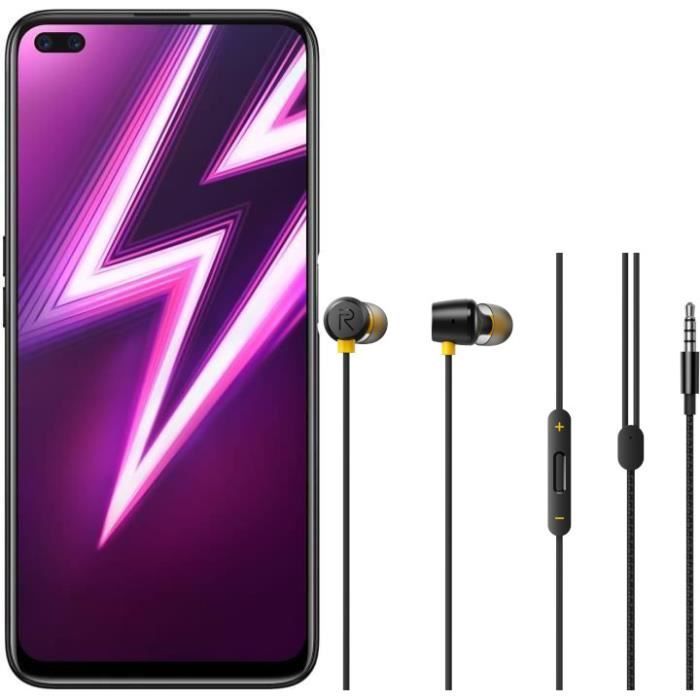Vente Téléphone portable REALME 6 Pro Lightning Red 128 Go - RAM 8 Go + Buds 2 B pas cher Vente Téléphone portable REALME 6 Pro Lightning Red 128 Go - RAM 8 Go + Buds 2 B pas cher