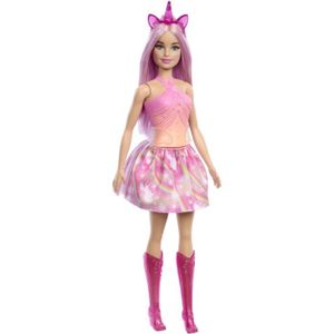 POUPÉE Barbie - Poupées Licorne avec cheveux fantaisie et tenues effet dégradé
