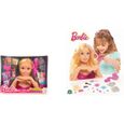 Tête à coiffer Barbie - Giochi Preziosi - 38 cm - Rose - Jouet de coiffure-2
