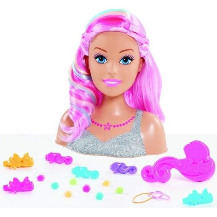 Tête de clearance barbie à coiffer