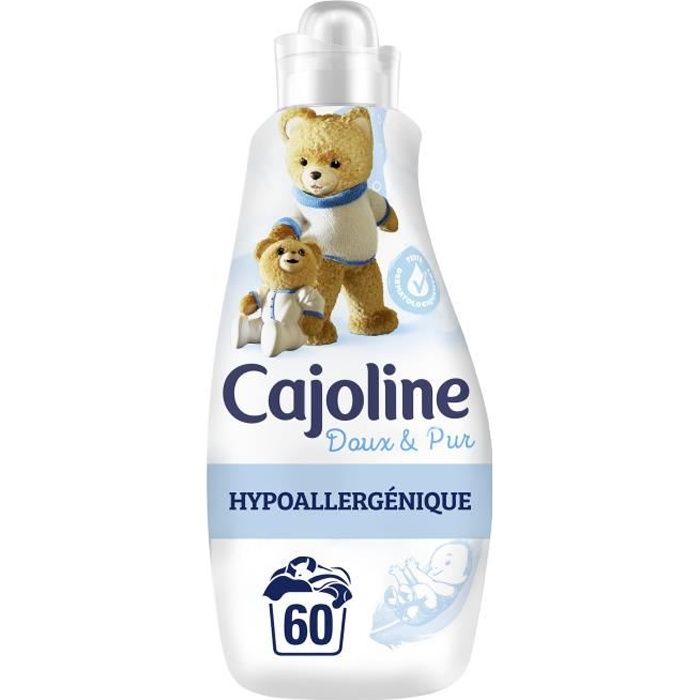Cajoline Doux Pur Assouplissant Concentre Bouteille Hypoallergenique 1 5 L 60 Lavages Cdiscount Au Quotidien