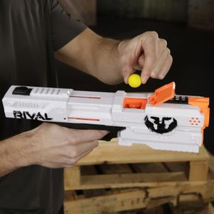 PISTOLET BILLE MOUSSE Nerf Rival Kronos Blanc XVIII-500 et Billes en Mou PISTOLET BILLE MOUSSE Nerf Rival Kronos Blanc XVIII-500 et Billes en Mou