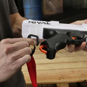 PISTOLET BILLE MOUSSE Nerf Rival Kronos Blanc XVIII-500 et Billes en Mou PISTOLET BILLE MOUSSE Nerf Rival Kronos Blanc XVIII-500 et Billes en Mou