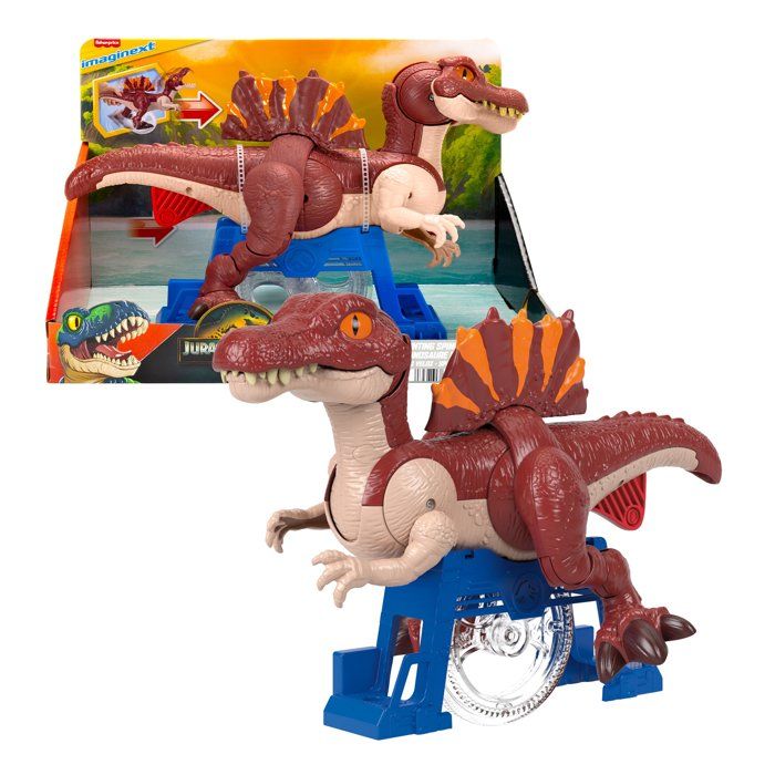 Imaginext Figurines Srint Spino - La Course Du Spinosaure - Fisher-Price Jurassic World : Renaissance - Dès 3 ans - JFR24