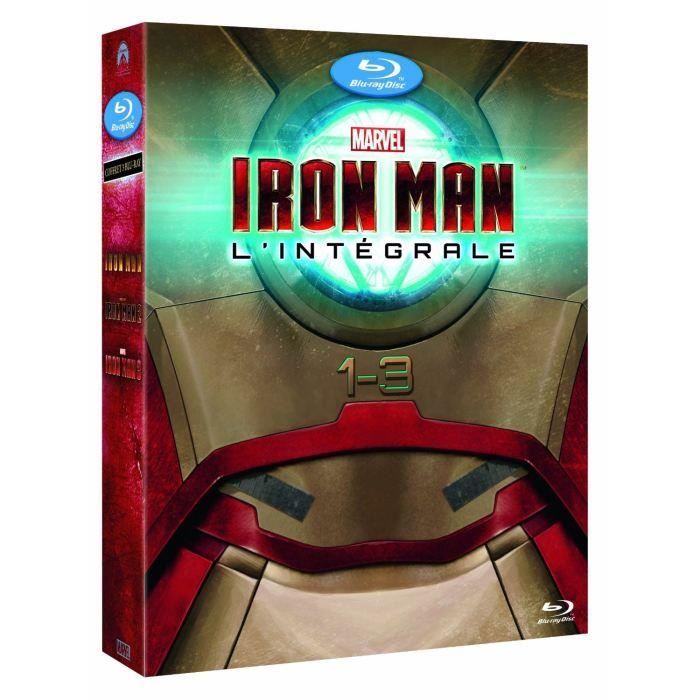 COFFRET BLU-RAY IRON MAN 1, 2 et 3 - Cdiscount DVD