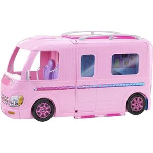 MAISON POUPÉE BARBIE Camping-Car Transformable 2-en-1 avec 2 ham