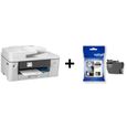 Pack BROTHER : Imprimante Multifonction 4-en-1 - Business Smart - Jet d'encre - A3 - Couleur - Wi-Fi + Cartouche noire 550p-0