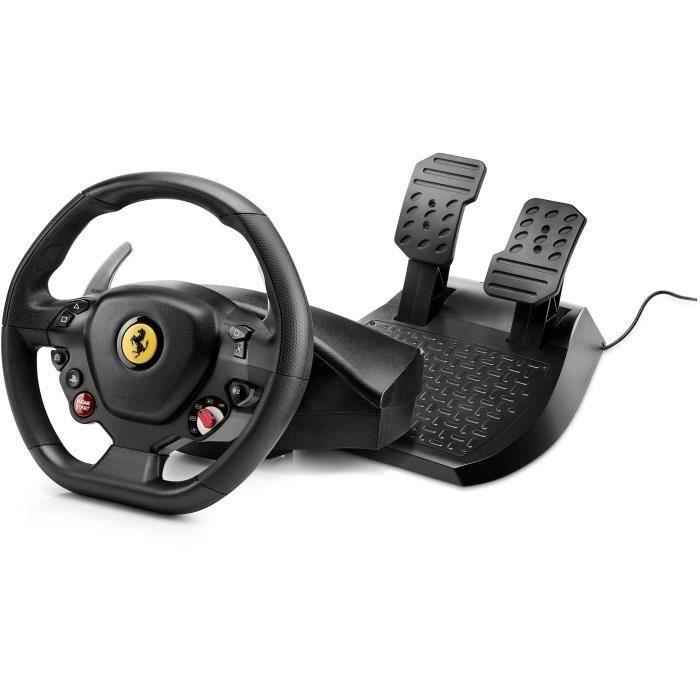 THRUSTMASTER Volant T80 FERRARI 488 GTB Edition -PS4 / PC / Fonctionne avec les jeux PS5* - État correct Thrustmaster sur Cdiscount Seconde Vie