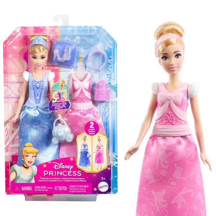 Disney Dolls Cendrillon Et Tenues Mattel La Boite - vue 3
